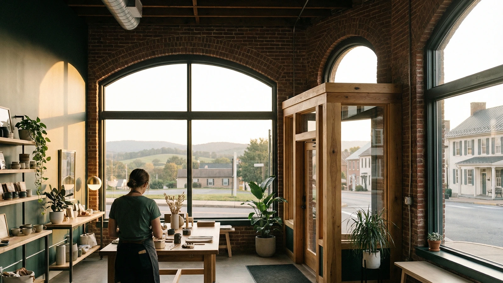 Local business giveaway campaign background